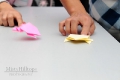 Origami frog race