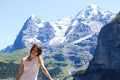 Eiger & Mönch from Mürren train station