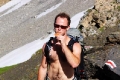 Hiking is hard work - snack time