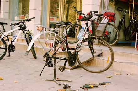 roadside bike repair