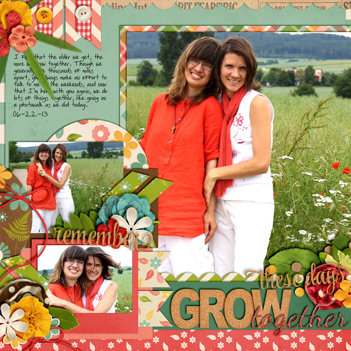 scrapbook layout