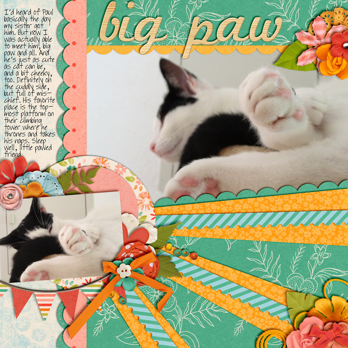 scrapbook layout