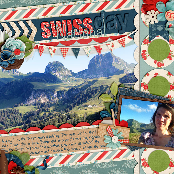 scrapbook layout