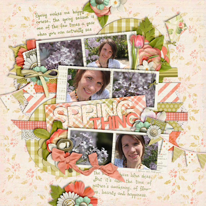 scrapbook layout