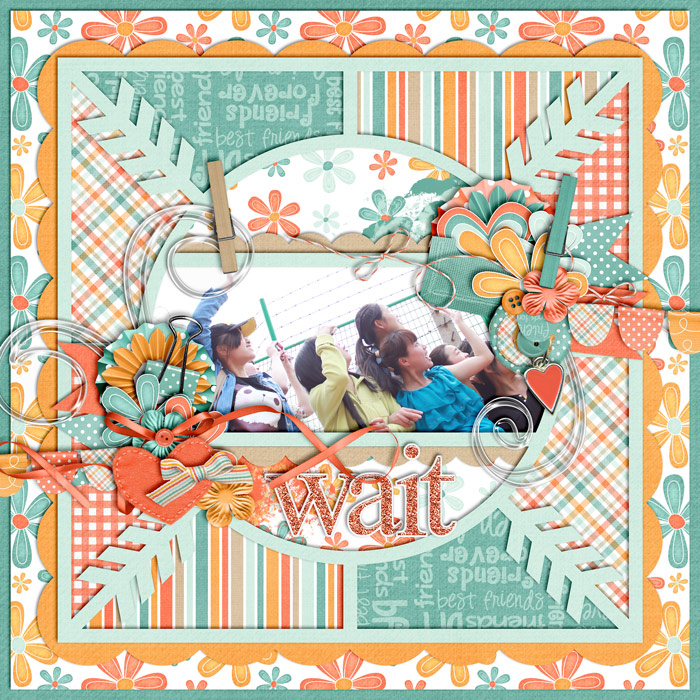 scrapbook layout