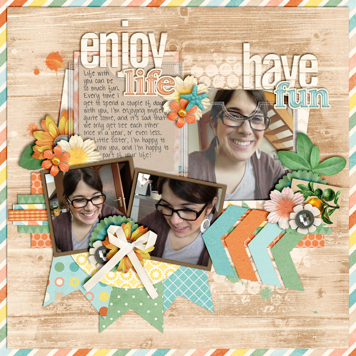 scrapbook layout