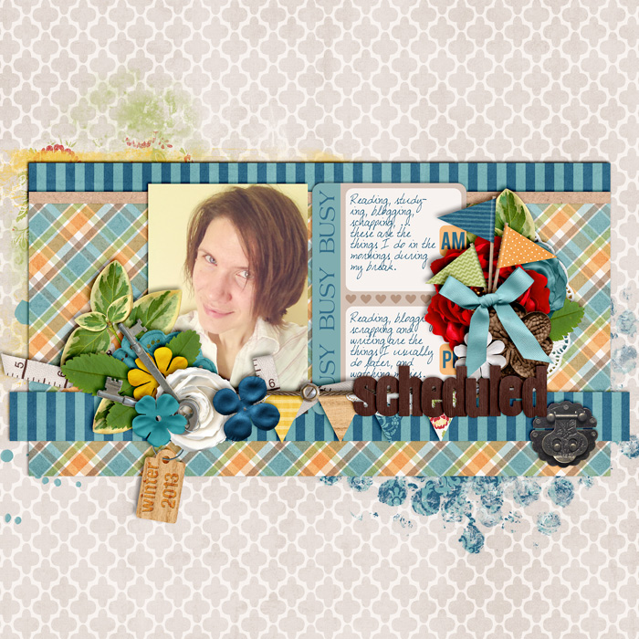 scrapbook layout