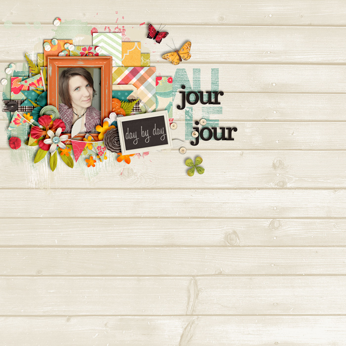 scrapbook layout