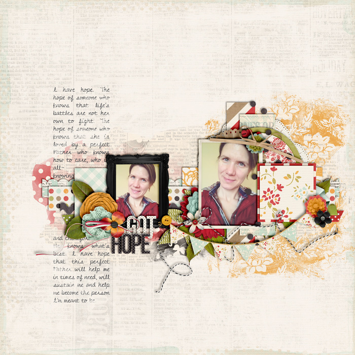 scrapbook layout