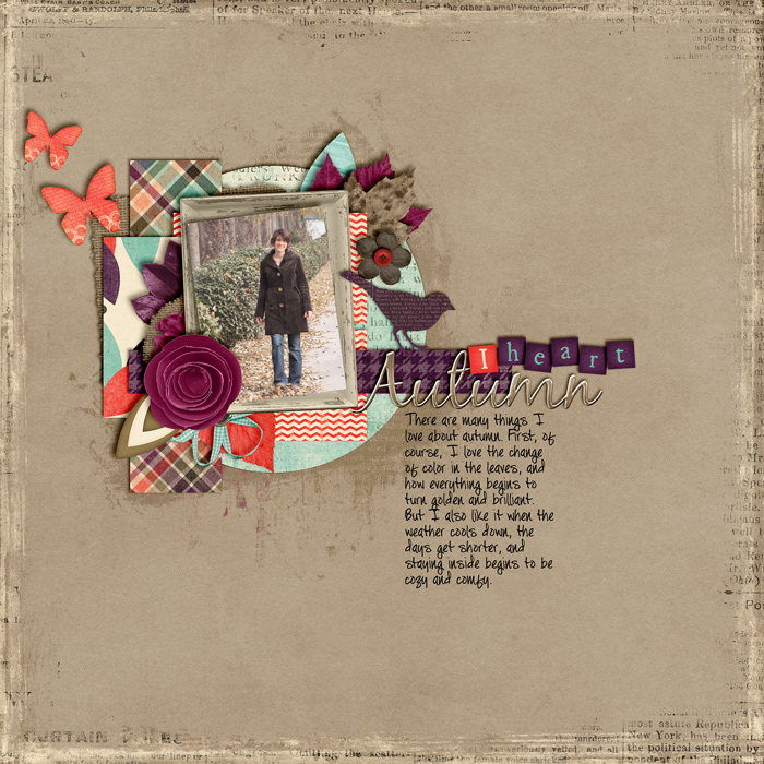 scrapbook layout