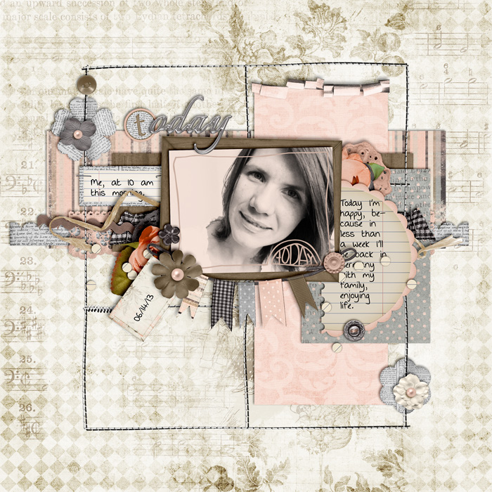 scrapbook layout