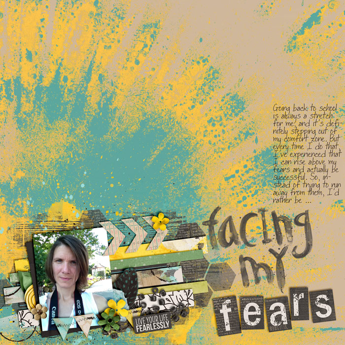 scrapbook layout