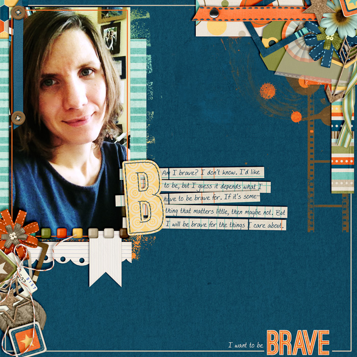 scrapbook layout