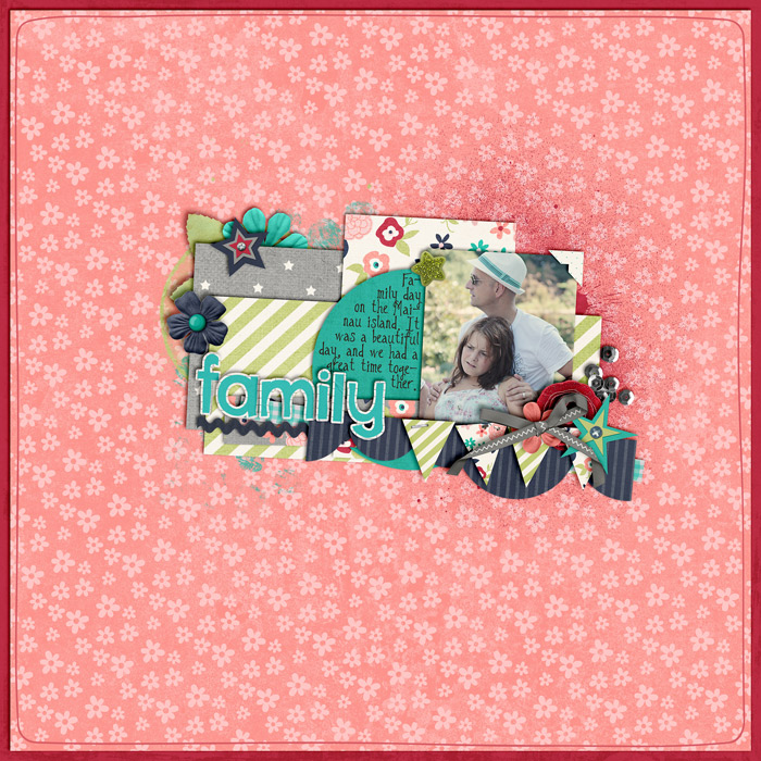 scrapbook layout