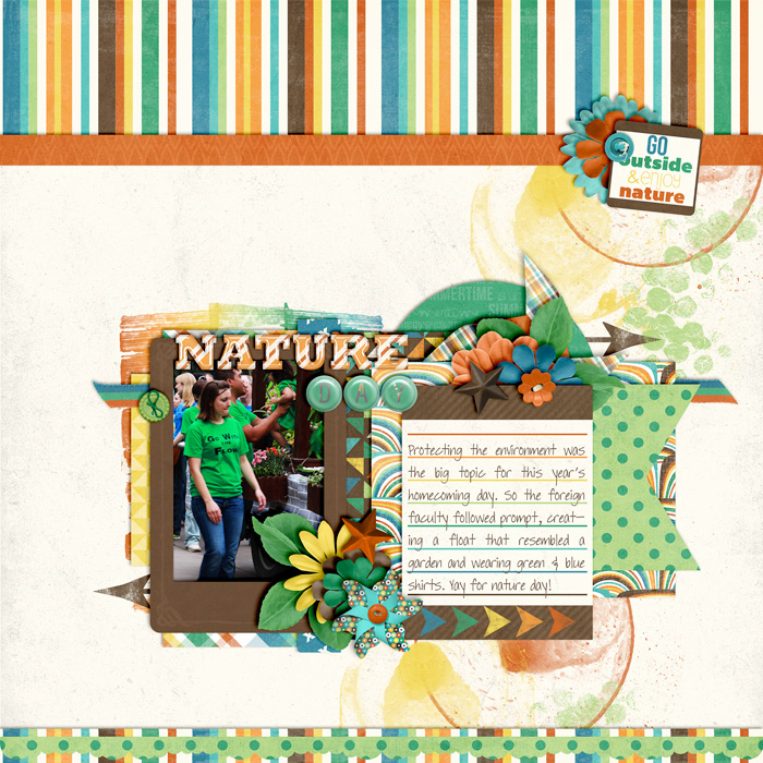 scrapbook layout