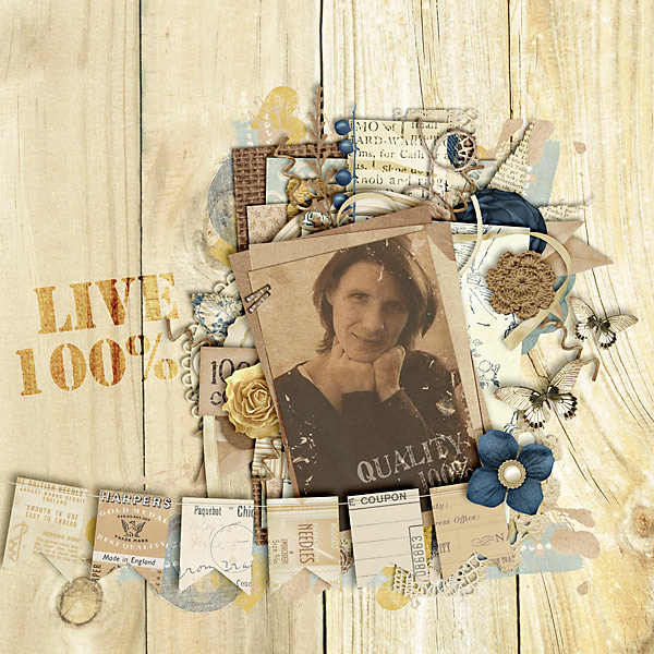 scrapbook layout