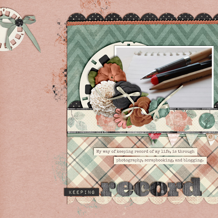 scrapbook layout