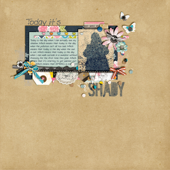 scrapbook layout