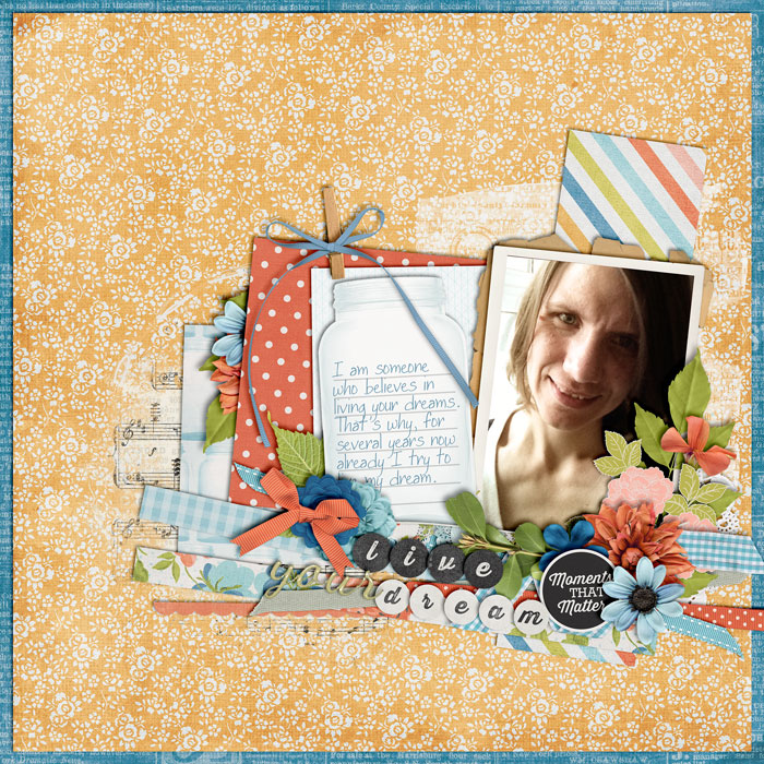 scrapbook layout