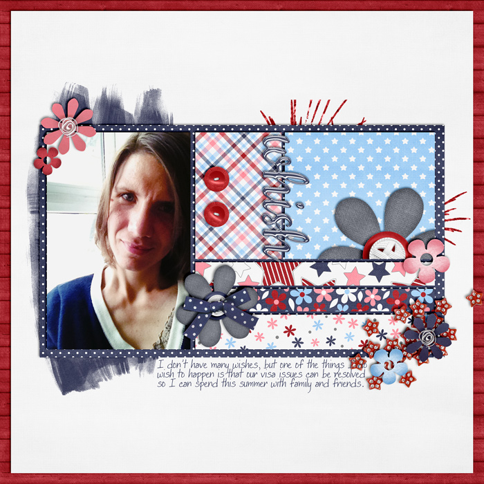 scrapbook layout