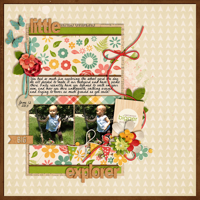 scrapbook layout