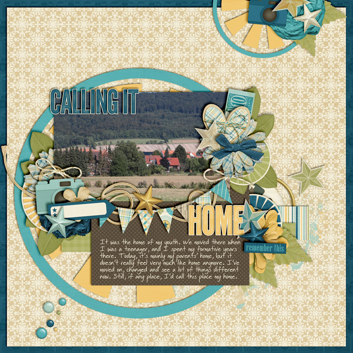 scrapbook layout