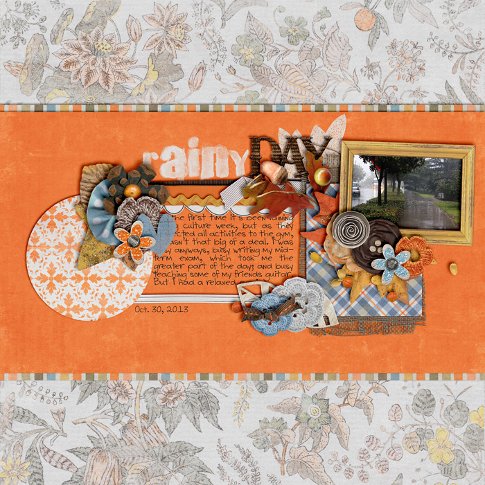 scrapbook layout