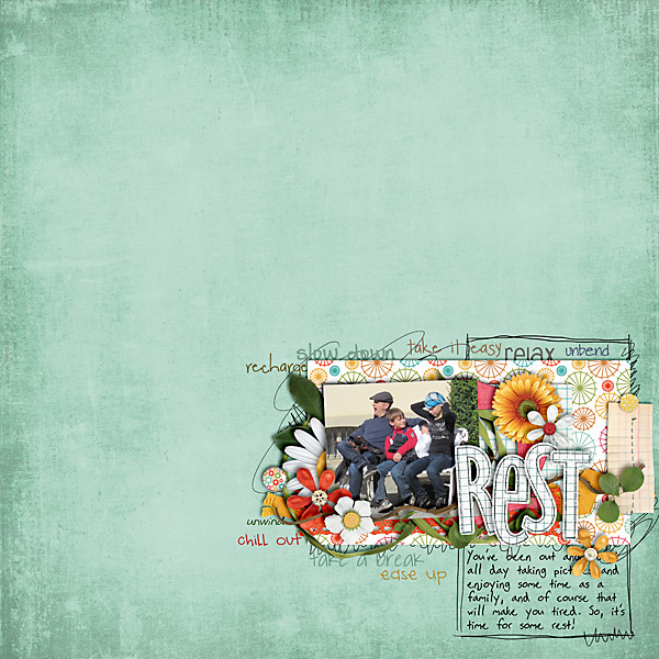 scrapbook layout