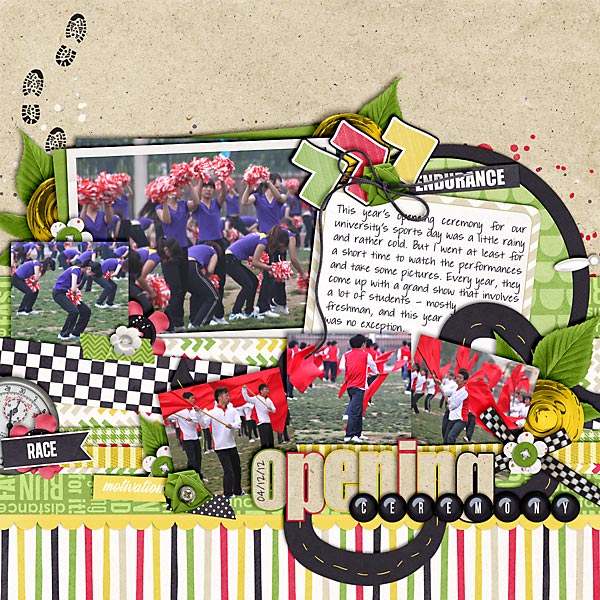 scrapbook layout