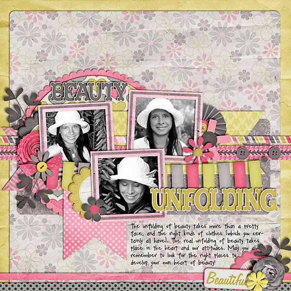 scrapbook layout