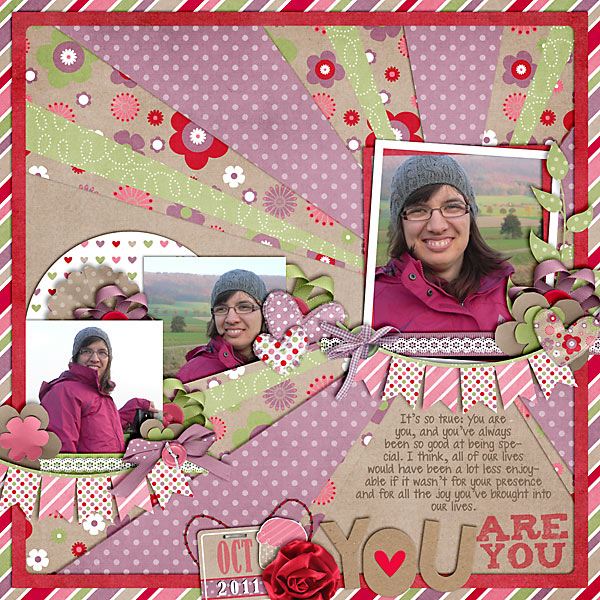 scrapbook layout