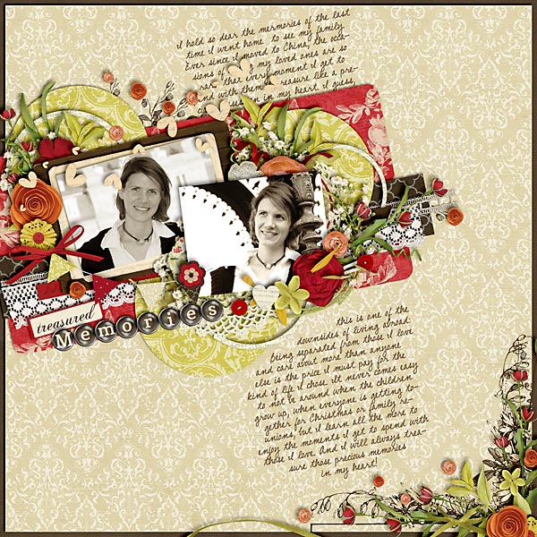 scrapbook layout