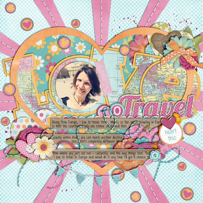 scrapbook layout