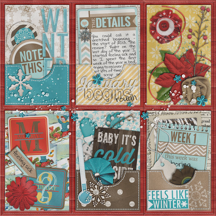 scrapbook layout, pocket, project life