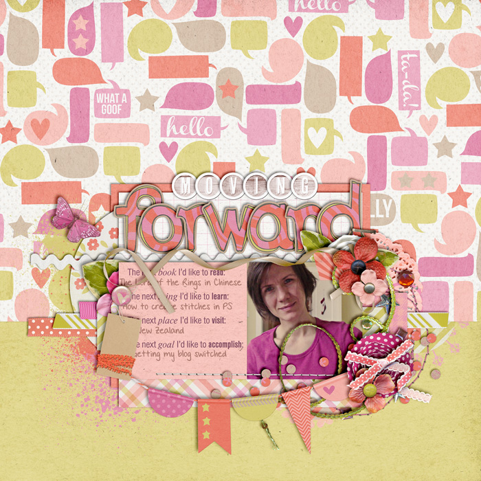 scrapbook layout