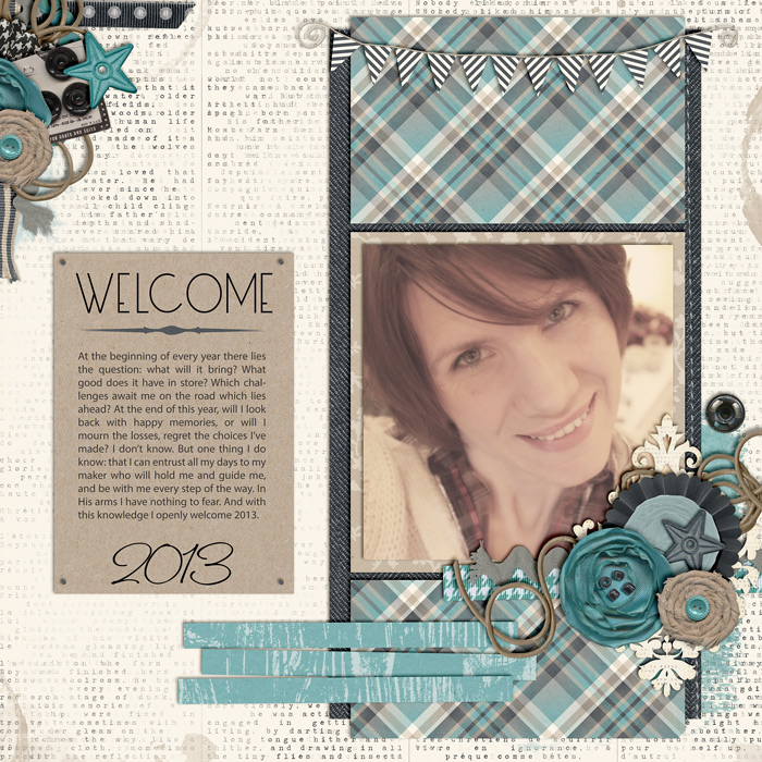 scrapbook layout