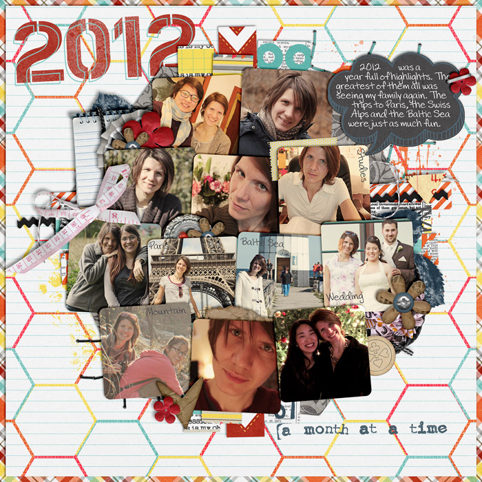 scrapbook layout, review