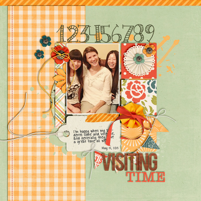 scrapbook layout