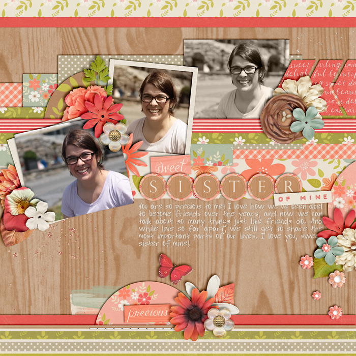 scrapbook layout