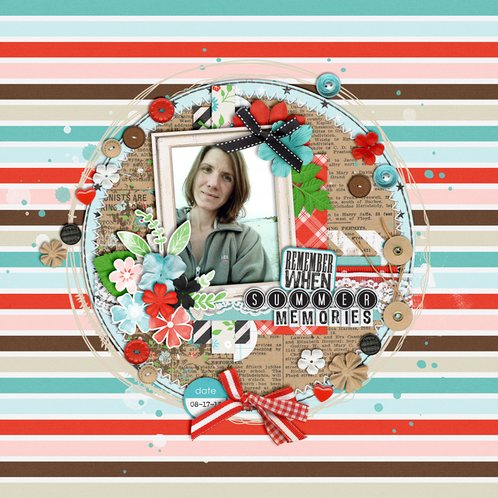 scrapbook layout