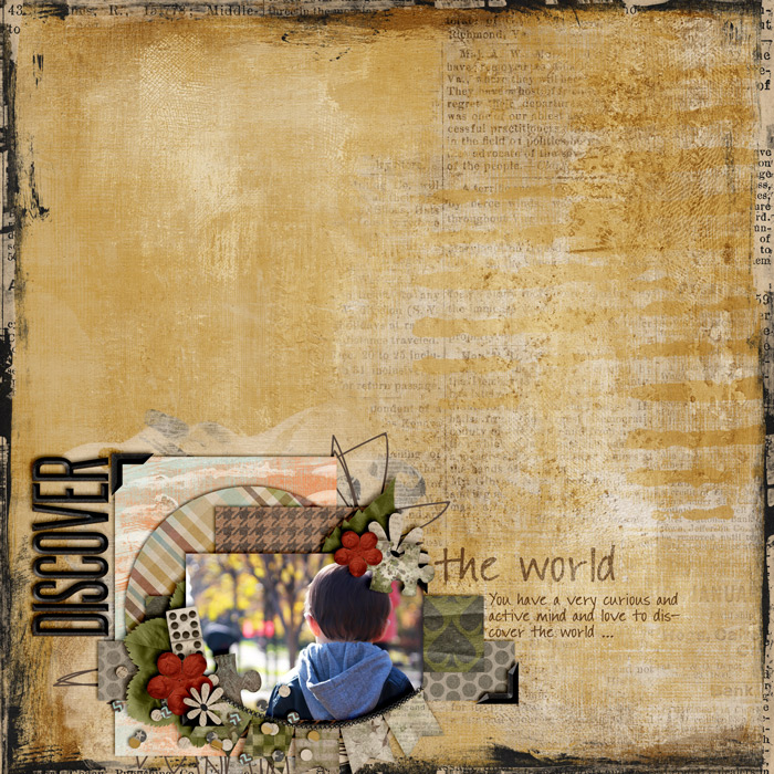 scrapbook layout