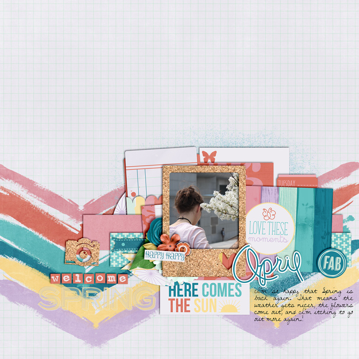 scrapbook layout