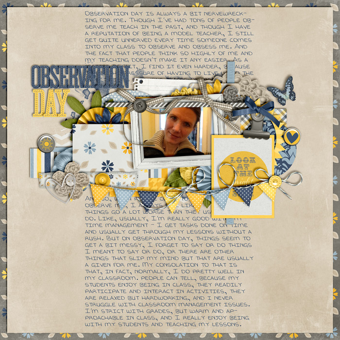 scrapbook layout