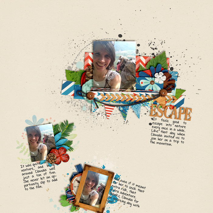 scrapbook layout