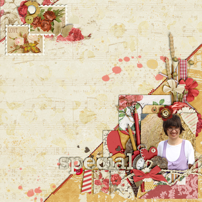 scrapbook layout