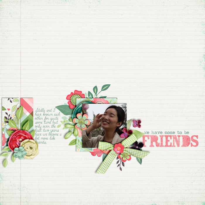 scrapbook layout