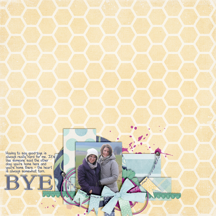 digital scrapbooking layout