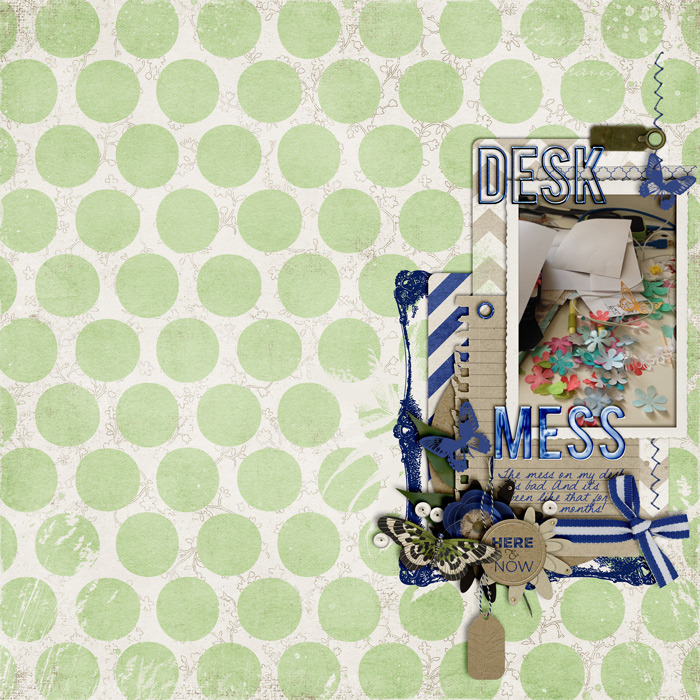 digital scrapbooking layout