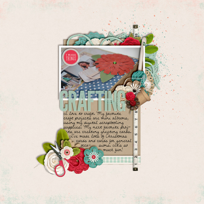 scrapbook layout