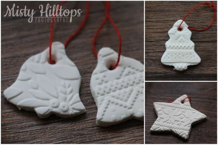 DIY White Clay Christmas Ornaments Mistyhilltops